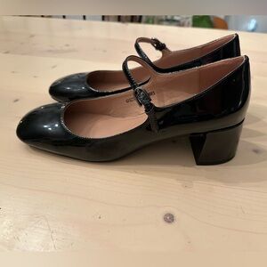 Anthropologie Bibi Lou Cardiff Mary Jane Heels Size 40